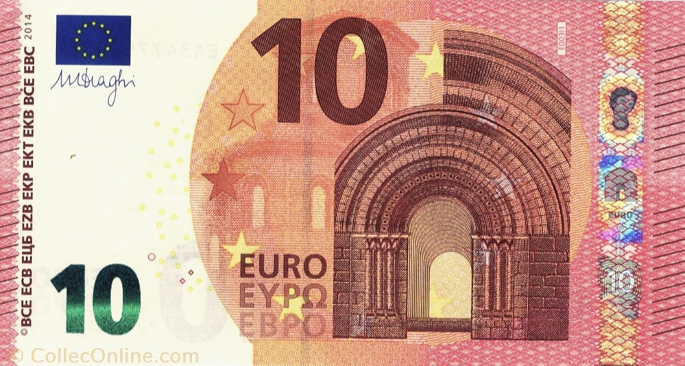 10 euro prop note for film and photo use — not legal tender